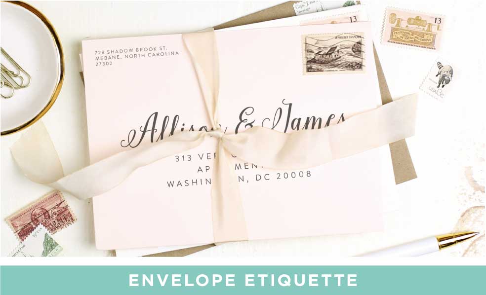 Wedding Invitation Envelope Etiquette