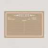 Kraft Recipe Cards Printable by Basic Invite