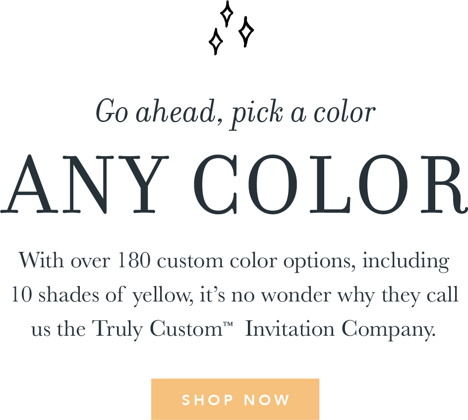 With Over 180 Custom Color Options With Over 180 Custom Color Options